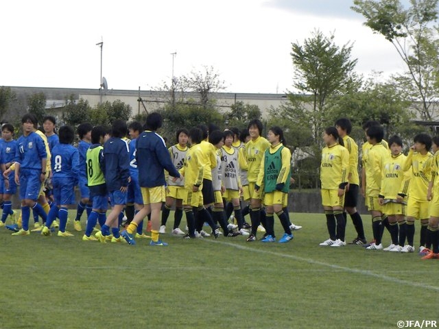 U-16 Japan women’s National Team short-listed squad at domestic training camp - 3rd training match