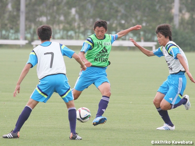 U-15日本代表候補　トレーニングキャンプ　キャンプ始動