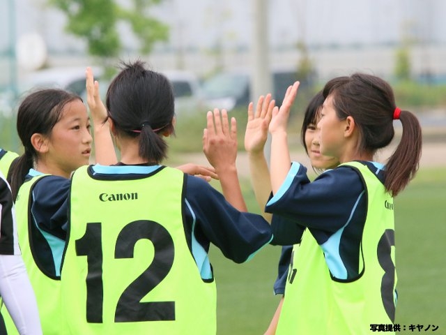 キヤノン　ガールズ・キャンプ JFAエリートプログラム女子U-13　トレーニングキャンプ 5/18（月）、19（火）活動レポート 