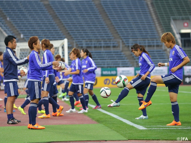 Looking forward to the match against New Zealand: warming up for the World Cup