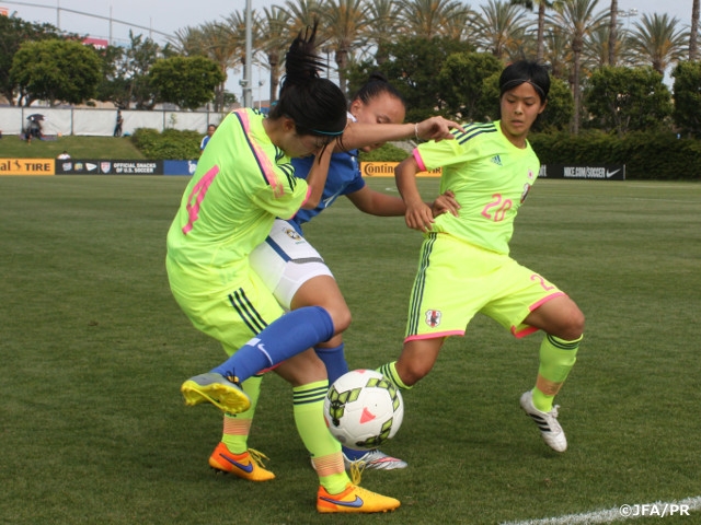 U-19日本女子代表　アメリカ遠征　第2戦ブラジル代表戦試合結果