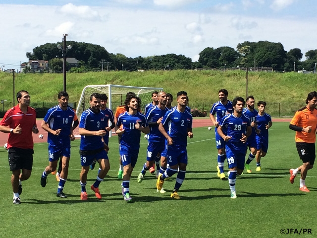 Iraq National Team arrive in Japan - KIRIN CHALLENGE CUP 2015 (Thu. 11 June @ NISSAN Stadium)