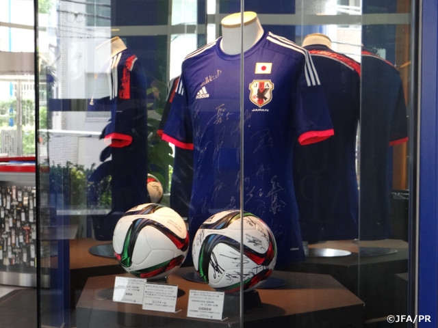 使用品展示のお知らせ「キリンチャレンジカップ2015」、「2018FIFAワールドカップロシア アジア2次予選 兼 AFCアジアカップUAE2019 予選」