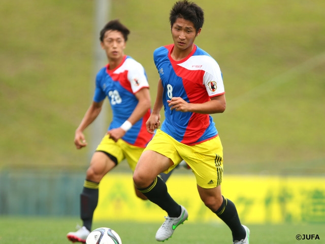 ユニバーシアード日本代表　トレーニングキャンプ　トレーニングマッチレポート　vs ジュビロ磐田