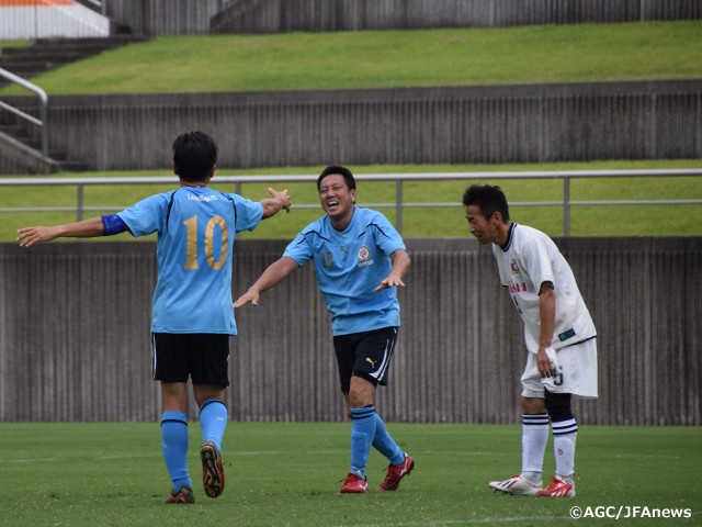 古河が4得点を奪って初優勝 第14回全国シニア（50歳以上）サッカー大会