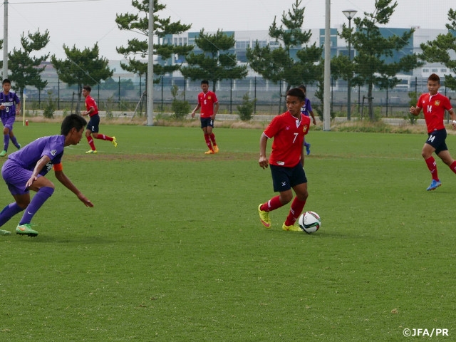 国際交流基金アジアセンター共催「日本-メコンU-15サッカー交流プログラム」 大会2日目(7/2)	