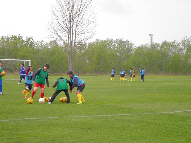 JFAレディースサッカーフェスティバル 北海道池田町のＪＦＡレディースサッカーフェスティバル２０１５北海道ｉｎ池田に、105人が参加！