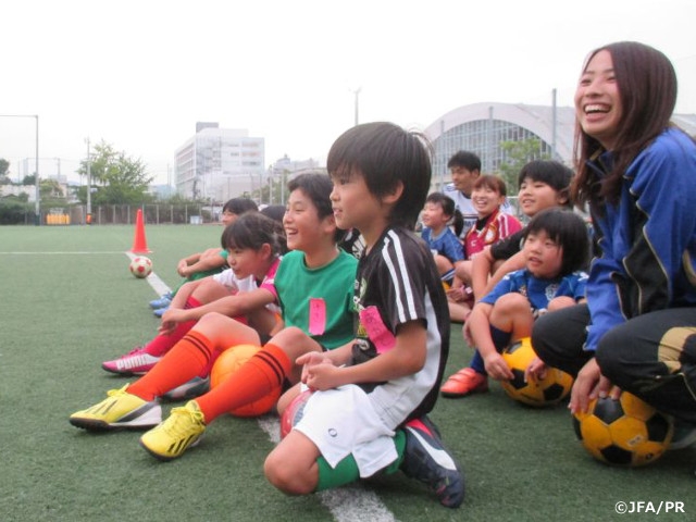 JFA Nadeshiko Hiroba held at Fukuoka University Women's Football Team in Fukuoka