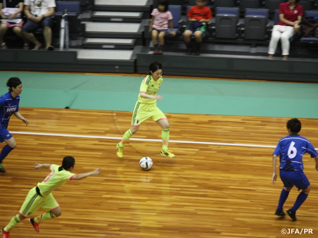 フットサル日本女子代表候補　兵庫県選抜との強化試合に4-1で勝利（7/17）