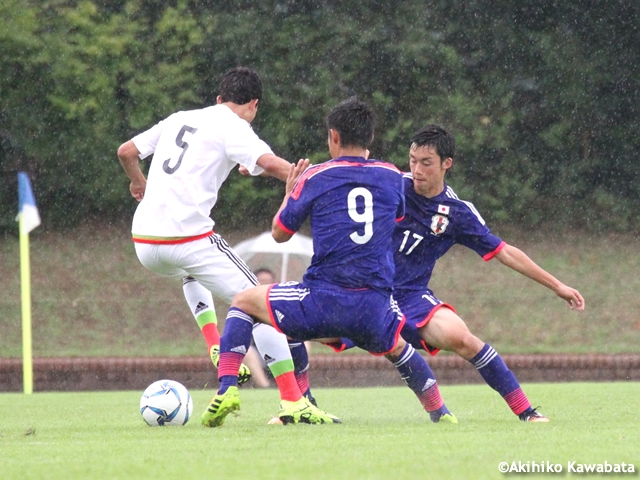 U-17 Japan National Team win first match against Mexico at International Youth Football in Niigata 2015