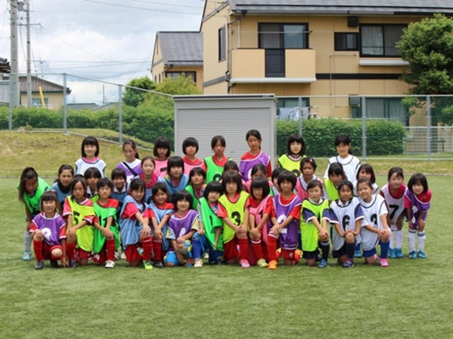 JFAレディース／ガールズサッカーフェスティバル 長野県塩尻市の塩尻市中央スポーツ公園サッカー場に、95人が参加！