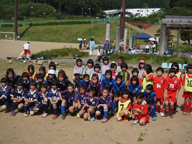 JFAレディース／ガールズサッカーフェスティバル 長野県塩尻市の塩尻市小坂田公園多目的運動場に、107人が参加！