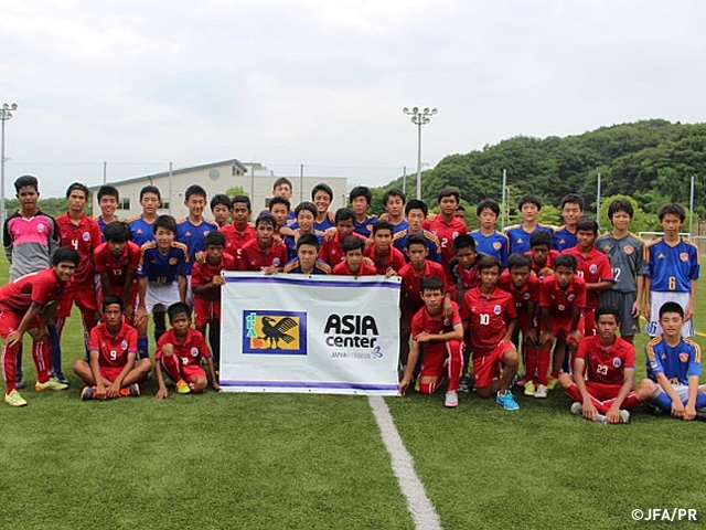 U-15 Cambodia National Team hold training camp in Miyagi