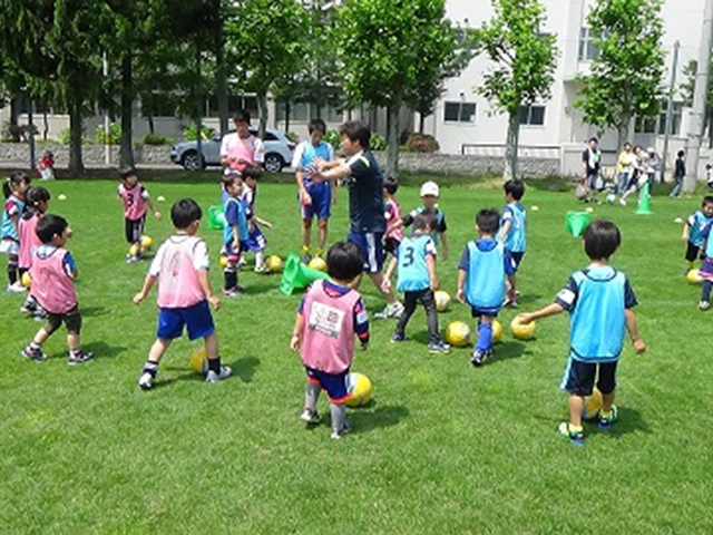 JFAキッズ（U-6/8/10）サッカーフェスティバル 青森県青森市のみちぎんドリームスタジアム（青森市スポーツ会館）に、553人が参加！