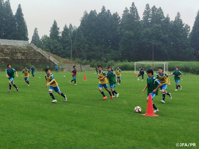U-19 Japan Women's National Team short-listed squad begin training camp for AFC U-19 Women’s Championship 2015