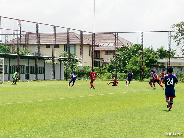 U-15日本代表　4戦全勝でタイ遠征を終了