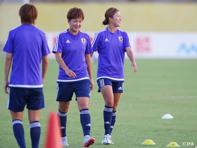 Nadeshiko Japan in final preparations for their opening match at the EAFF Women’s East Asian Cup