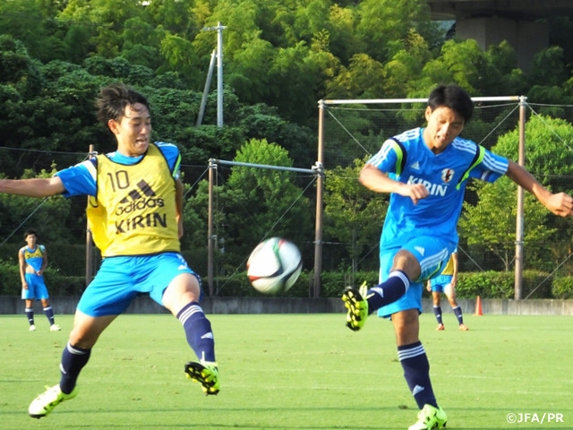U-18 Japan National Team begin prep training for SBS Cup (8/11)