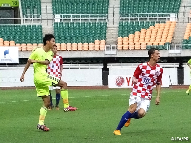 U-18 Japan National Team’s 3rd match in SBS CUP International Youth Soccer 2015 against U-18 Croatia National Team