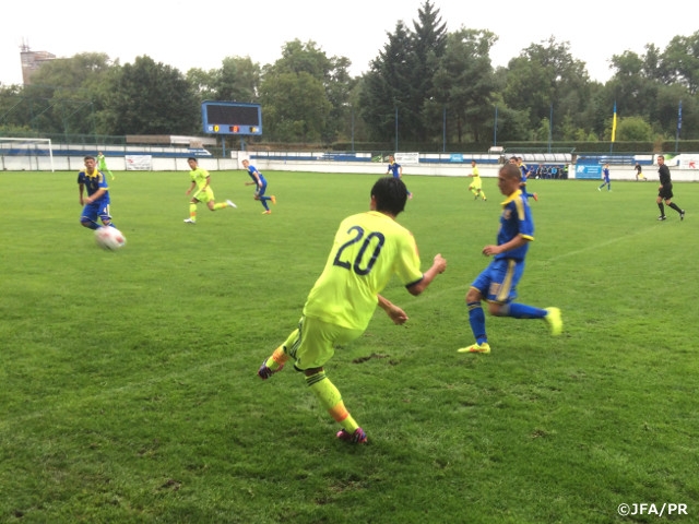 U-17日本代表　第22回バツラフ・イェジェク国際ユーストーナメント 第1戦　vs.U-17ウクライナ代表