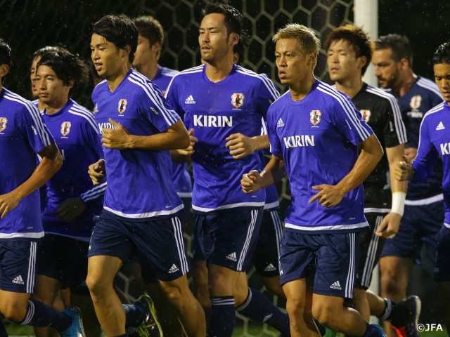 SAMURAI BLUE、カンボジア戦へ練習開始 ～ワールドカップ・アジア予選再開～