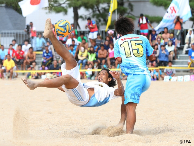 The 10th Japan Beach Soccer Championship to have spectacular plays for you to enjoy