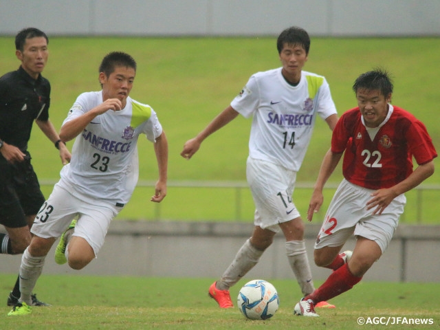 高円宮杯U-18プレミアリーグWEST 広島、名古屋を下して残留に一歩近づく