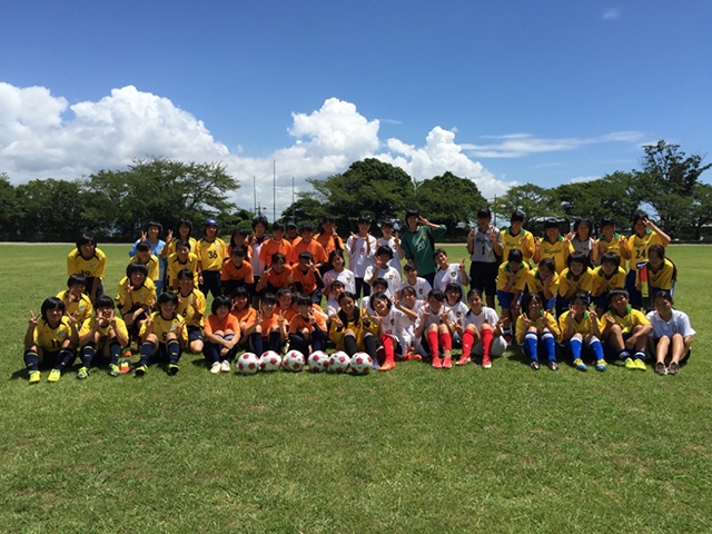 JFAレディース／ガールズサッカーフェスティバル 愛知県蒲郡市の蒲郡公園グラウンドに、131人が参加！