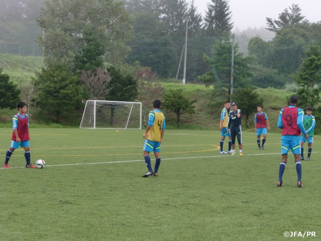 “00 Japan” U-15 Japan National Team begin prep camp for AFC U-16 Championship India 2016 Qualifiers