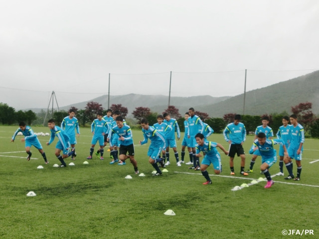 “00 Japan” U-15 Japan National Team attend 3rd day of prep camp for AFC U-16 Championship India 2016 Qualifiers