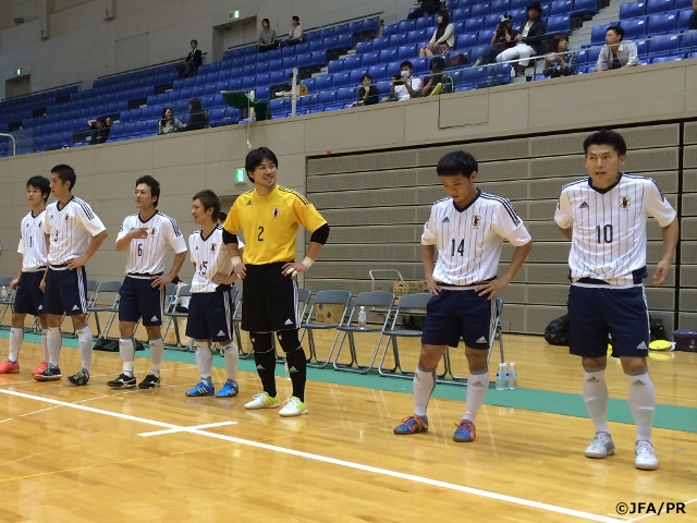Japan Futsal National Team shortlisted squad　training match report vs. Malaysia (9/9)