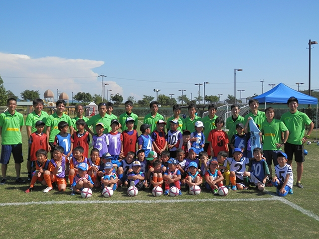 JFAキッズ（U-6/8/10）サッカーフェスティバル 福岡県筑後市の筑後広域公園　多目的運動場に、143人が参加！