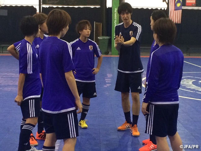 Japan Women's Futsal National Team camp ahead of AFC Women's Futsal Championship Malaysia 2015 (9/19)