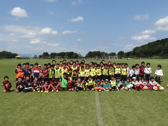 JFAキッズ（U-8/10）サッカーフェスティバル 福島県須賀川市の福島空港公園緑のスポーツエリアに、224人が参加！