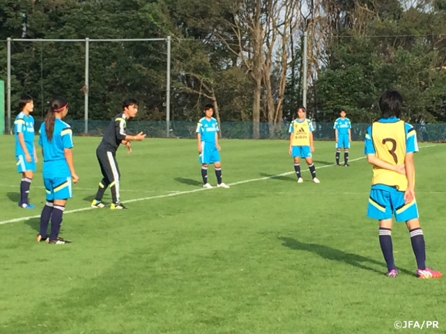 AFC U-16女子選手権に向け、U-16日本女子代表候補がトレーニングキャンプを開始
