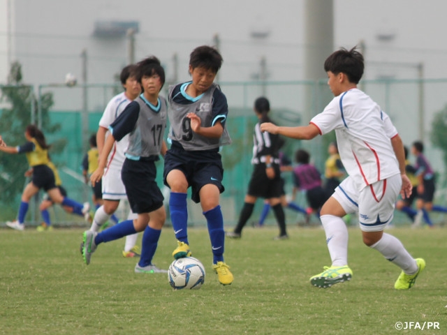 U-15日本女子選抜トレーニング　最終日はU-16チャイニーズ・タイペイ女子代表と練習試合