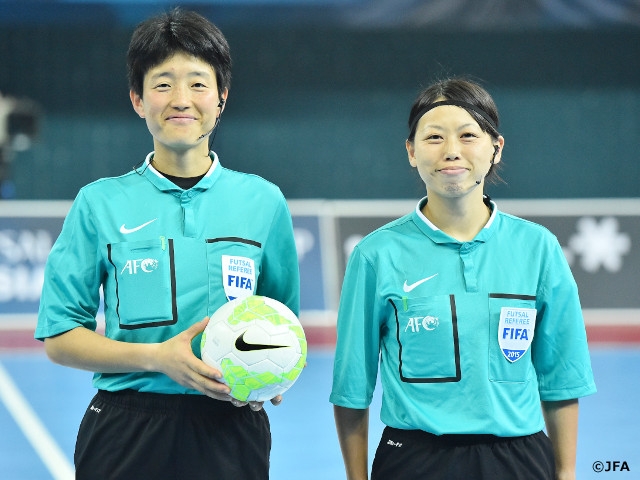 Japanese referees officiate in third-place match in AFC Women's Futsal Championship Malaysia 2015