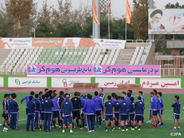 SAMURAI BLUE イラン代表との親善試合に向けてテヘランでトレーニングを開始
