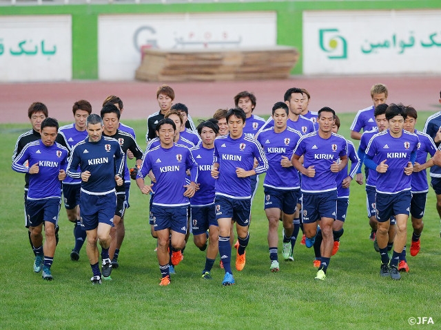 SAMURAI BLUE、イラン戦へ非公開で戦術練習