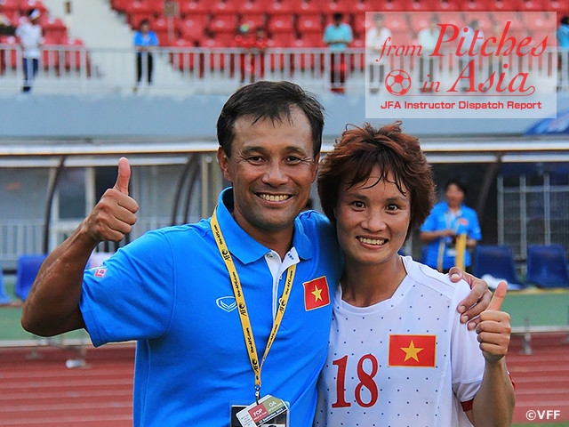 From Pitches in Asia - Dispatched JFA-certified instructor report vol.10: Vietnam National Women’s Team coach NORIMATSU Takashi