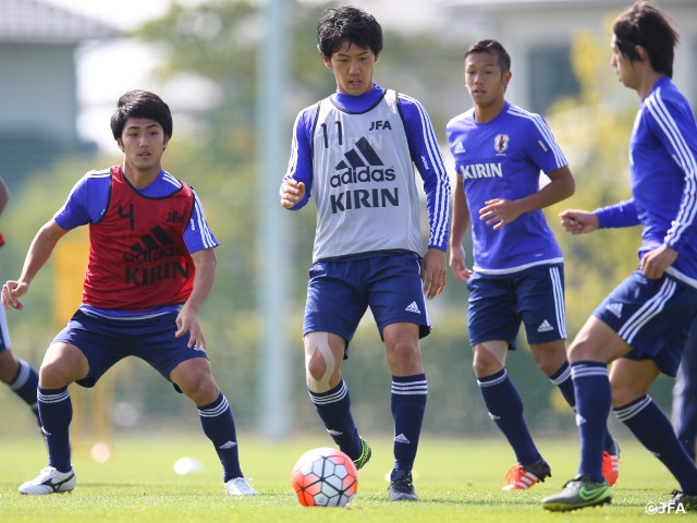 U-22 Japan National Team short-listed squad training camp in Saga -Day 2