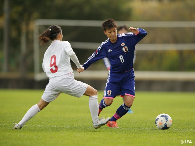 U-16 Japan Women's National Team met JFA Academy Fukushima on 3rd day of training camp prior to AFC U-16 Women's Championship