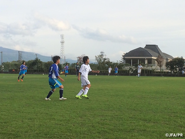 U-16日本女子代表　AFC U-16女子選手権直前合宿5日目　アスルクラロ沼津U-14と練習試合を実施
