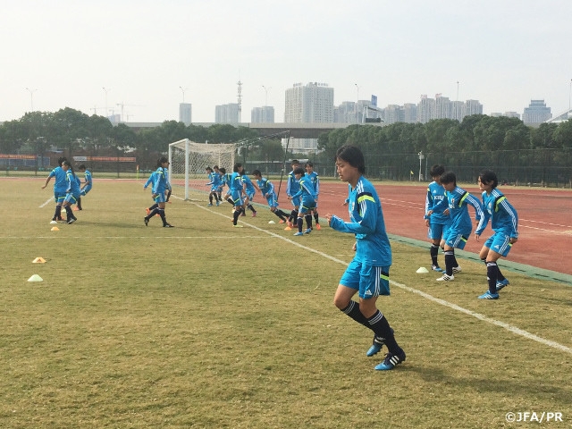 U-16 Japan Women's National Team had the 8th day of training camp prior to AFC U-16 Women's Championship