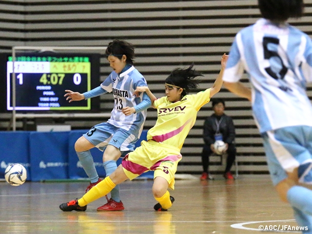Last four teams determined for tournament final day at the 12th All Japan Women's futsal tournament