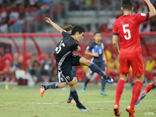 SAMURAI BLUEシンガポールに3-0勝利で首位奪回 ～FIFAワールドカップ予選第5戦～