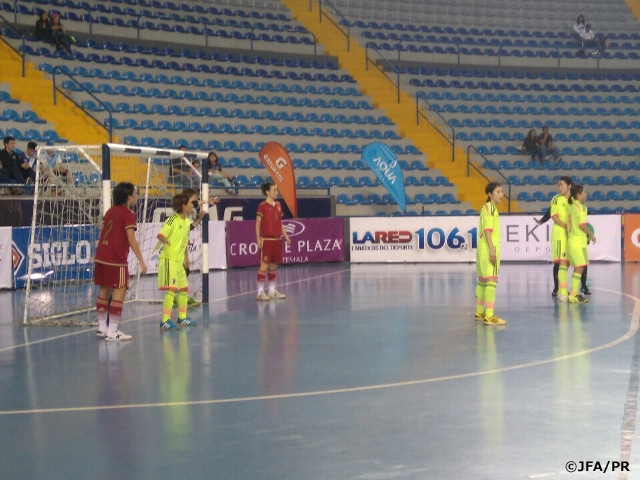 Japan take loss to Spain in VI World Women's Futsal Championship Guatemala 2015