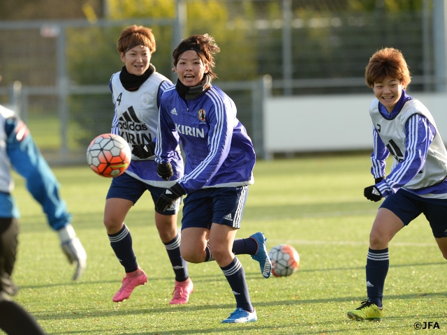 なでしこジャパン、オランダ女子代表戦を前に最終調整