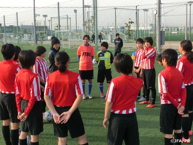 JFAアカデミー堺、堺ドリームクラブとサッカー交流を実施