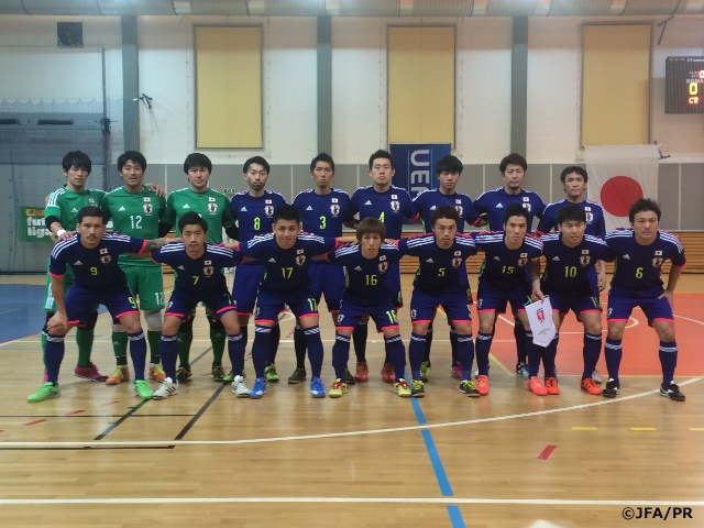 Japan Futsal National Team win two consecutive international friendlies against Czech Republic to finish Europe trip